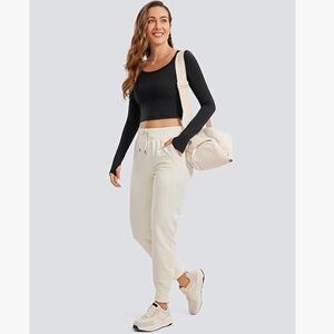 CRZ YOGA Cropped Long Sleeve Top